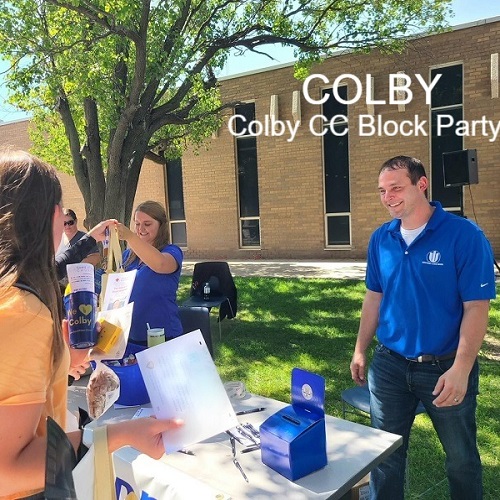 colby cc western state bank block party